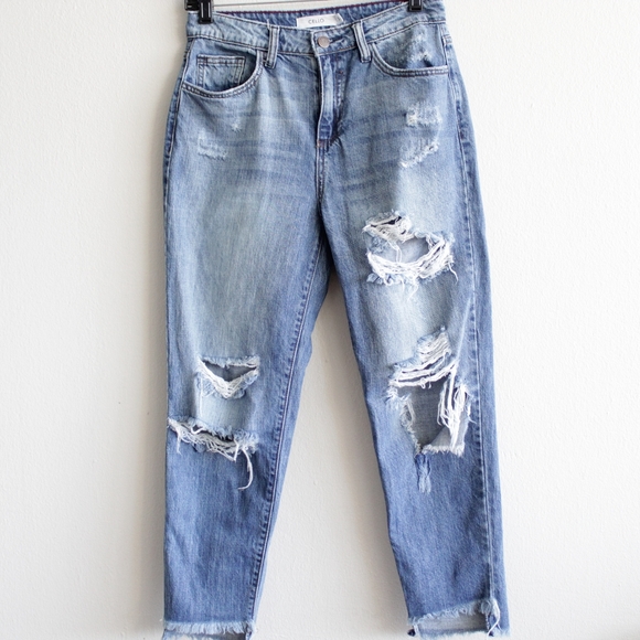 Cello Denim - Cello Distressed Boyfriend Jeans